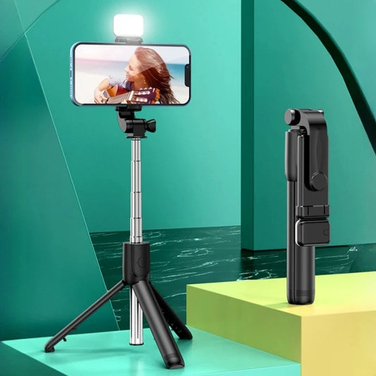 FGCLSY Wireless Bluetooth Selfie Stick with Tripod & Fill Light