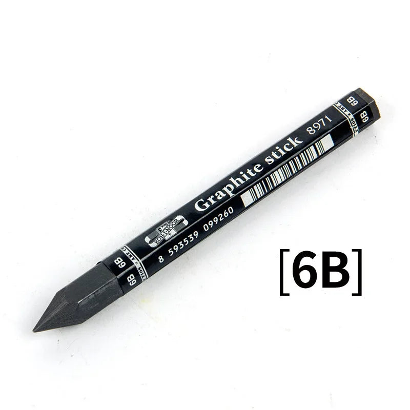 HB/2B/4B/6B Woodless Hexagonal Graphite Stick Pencils